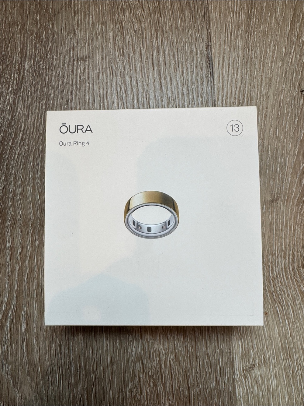 Oura Smart Ring gen 4  - new in box unopened Gold Size 13
